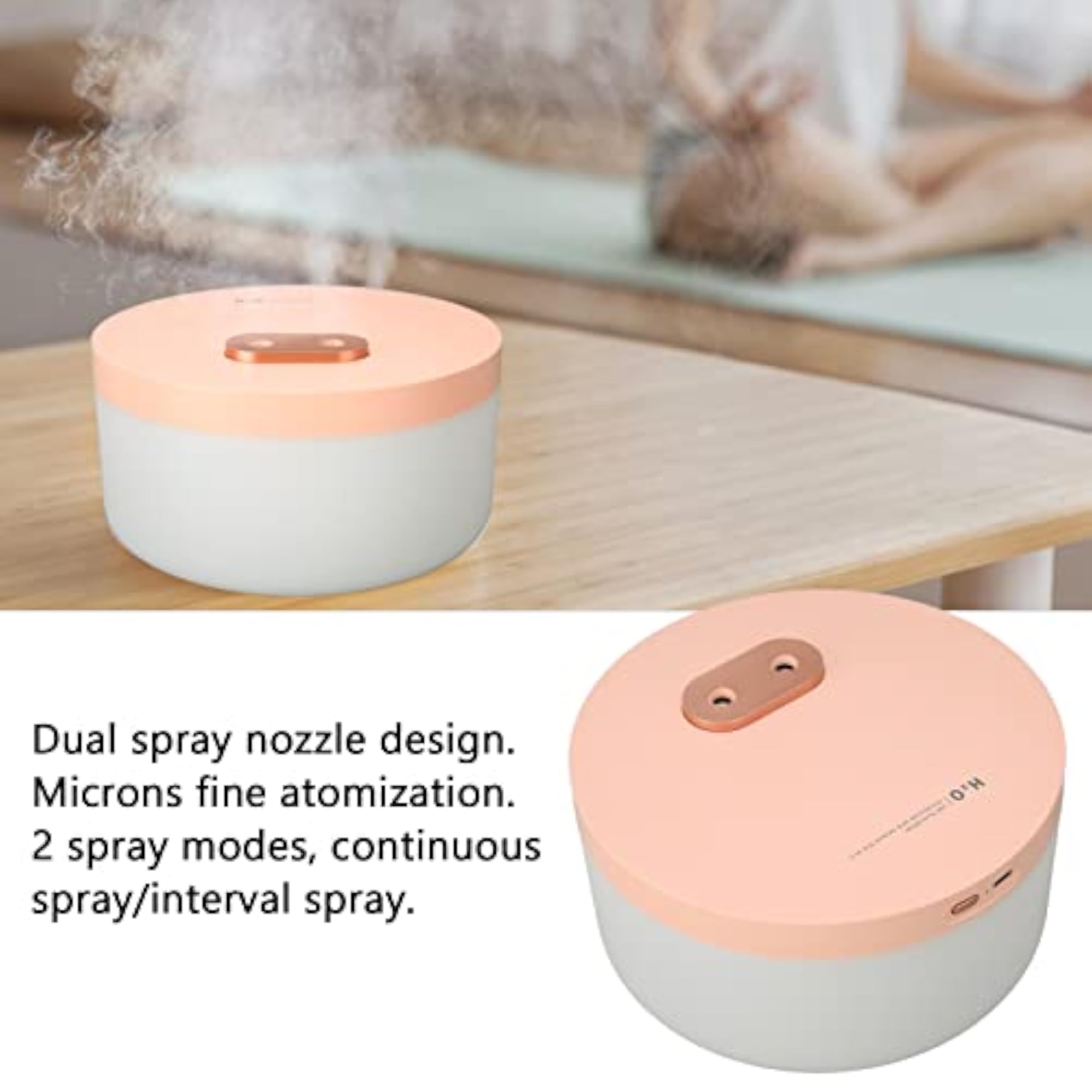 Essential Diffuser Humidifier with Low Noise Operation